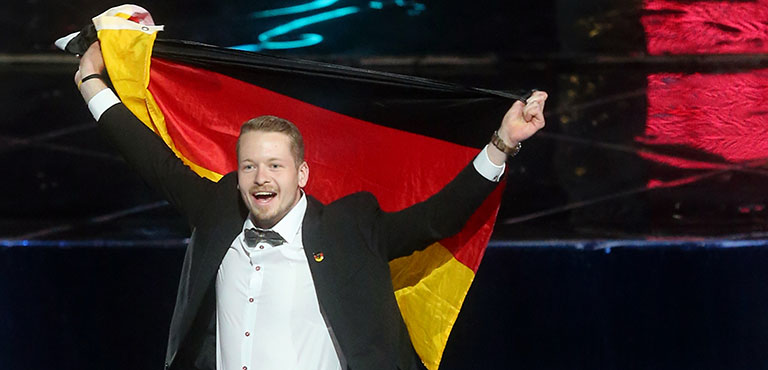 Janis Gentner holt Gold in Kasan
