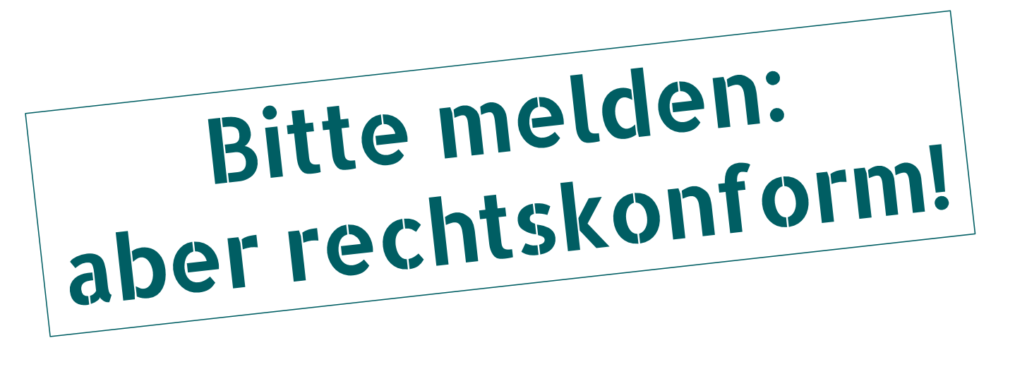 Bedenken sind gut ... diese auch schriftlich anzumelden, ist noch besser!